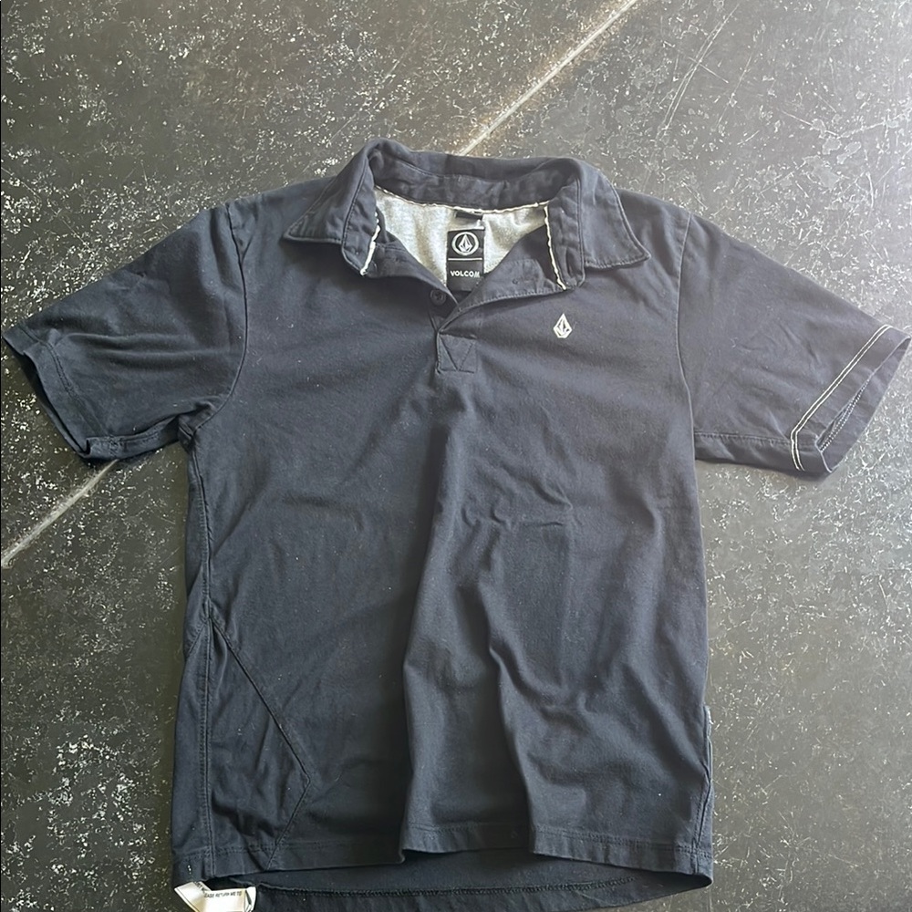 Volcom Kids Black Polo Shirt